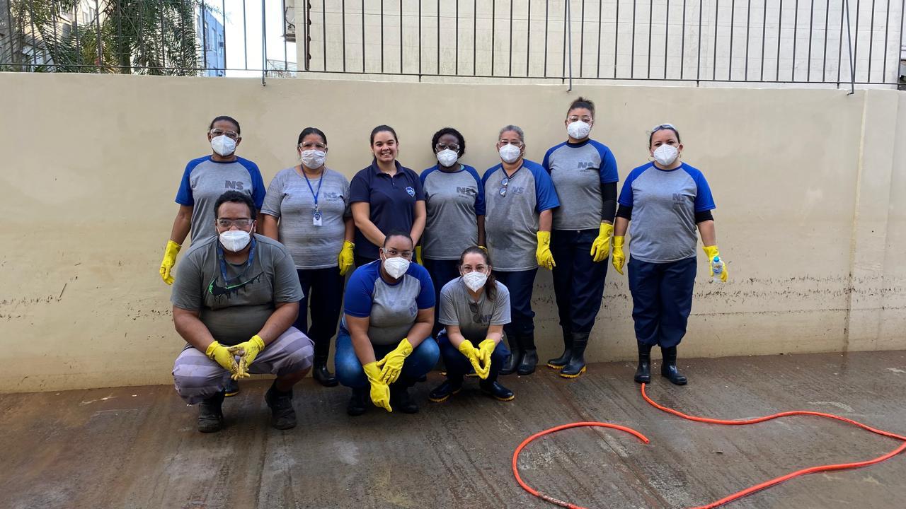 Equipe da NS em serviços gerais e apoio operacional